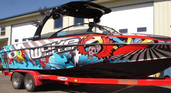 RoadRunnerAdv's tweet photo. Check out this customized boat wrap
#boatparty #boatshow #boatwrap #vehiclewrap #carwrap
#3mvinyl #rradvertising http://t.co/2UVoHxay6v