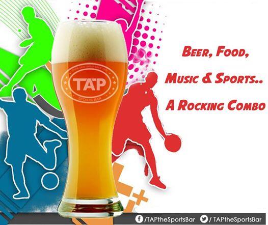 TAPtheSportsBar's tweet photo. Make your favorite sport a reason to meet your friends at TAP.You can count on us to rock your evening! http://t.co/DlPGh6Kkhm