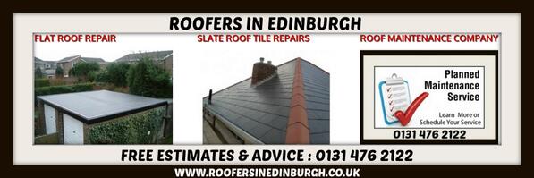 #Edinburgh Roofing Contractor, All Types of Roof Damage,Maintenance, Flat Roofs roofersinedinburgh.co.uk  0131 476 2122