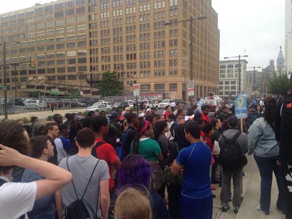 #walkout215 #phled the crowd keeps growing.