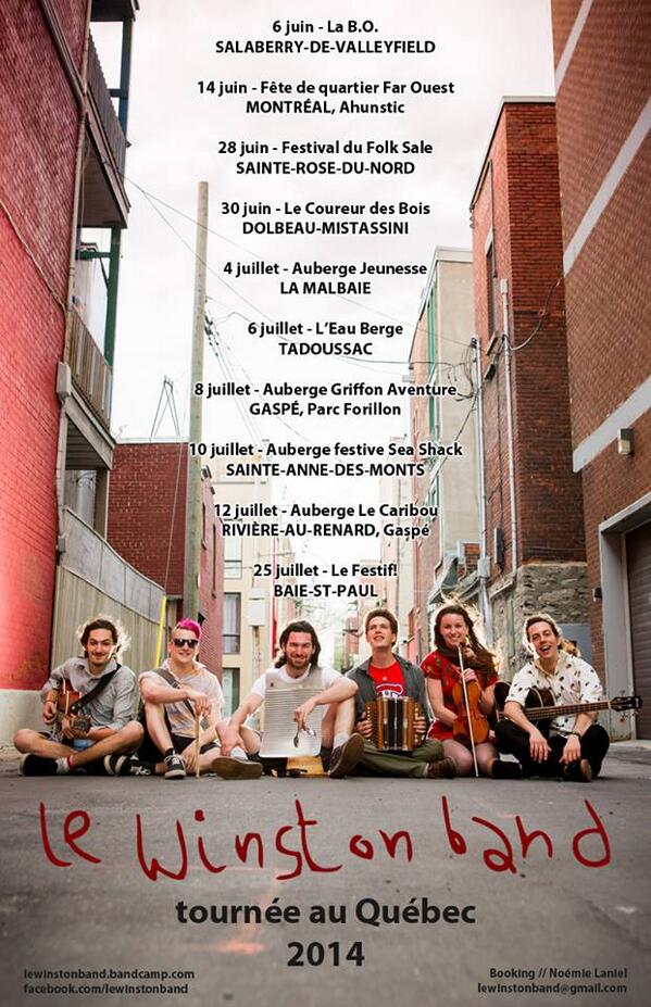 <a href="/LeWinstonBand/">Le Winston Band</a> se gâte un article dans <a href="/Bibleurbaine/">Bible urbaine</a>. Ça l'a jaboté par là à EtOH Brasserie!
goo.gl/sVPC3j