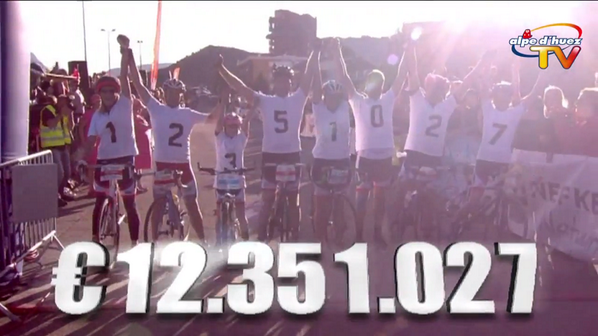 alpedhuez's tweet photo. Bravo @alpedhuzes &amp; 5000 volunteers who wins more than 12M€ to fight against cancer ! #ad6 

RT if you like :) http://t.co/gGDiIAPgo8