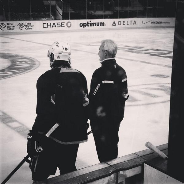 What's the strategy for tonight, coach? #StanleyCup