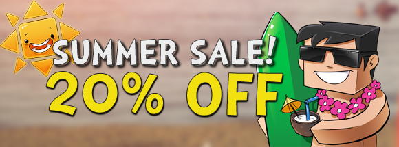 TheLegendCraft's tweet photo. 20% Discount off ALL Ranks at http://t.co/05H2lDJXWt

#SummerSale http://t.co/FCeSmCtnaw