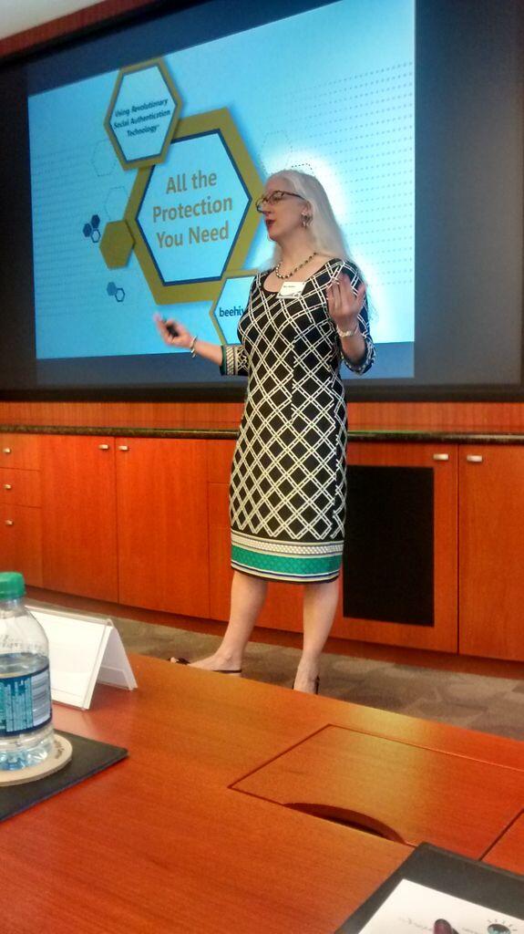 seobrien's tweet photo. Impressive @BeehiveID pitching#IBMSmartCamp at @AustinIIC with @TechRanch http://t.co/0rLxQfIYTQ