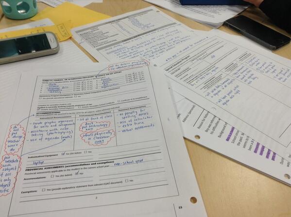 Christine_Facca's tweet photo. Just finished writing our first IEPs in our Spec Ed AQ #yorkuSPED #yorkutc http://t.co/Gyu4fXu4ES