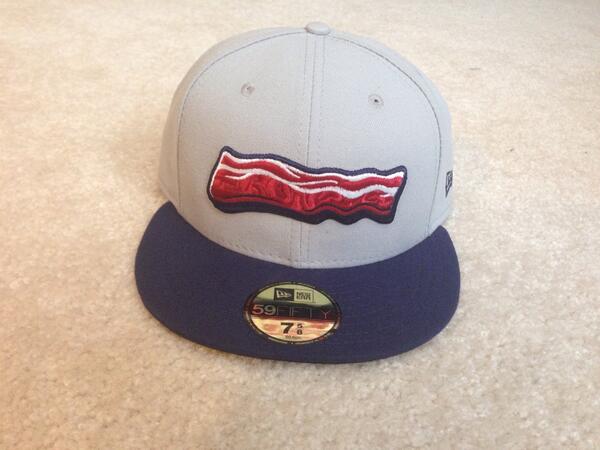 lehigh valley ironpigs bacon hat