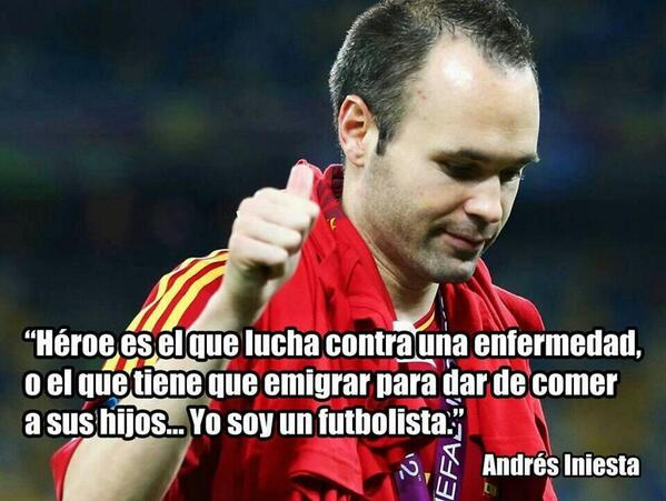 alicia_twi's tweet photo. Otro groso: Andrés Iniesta. Definiendo héroes. #Mundial2014 http://t.co/MrjVlbOfXB