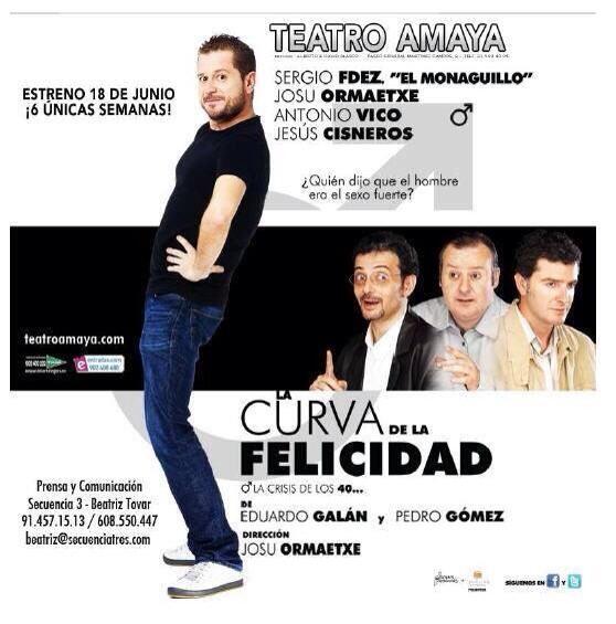 elmonaguillo's tweet photo. Entre todos los que hagáis RT a este tuit voy a sortear 2 entradas dobles para el estreno de La Curva de la Felicidad http://t.co/R6F5kfybMM
