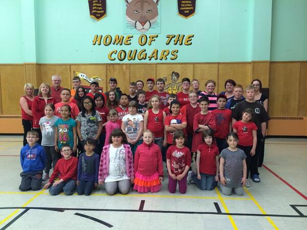 HGFAcademy's tweet photo. @HGFAcademy #wearsred for #Moncton @tlgillard @NLESDCA @RCMPNB http://t.co/eljEKOxEL5