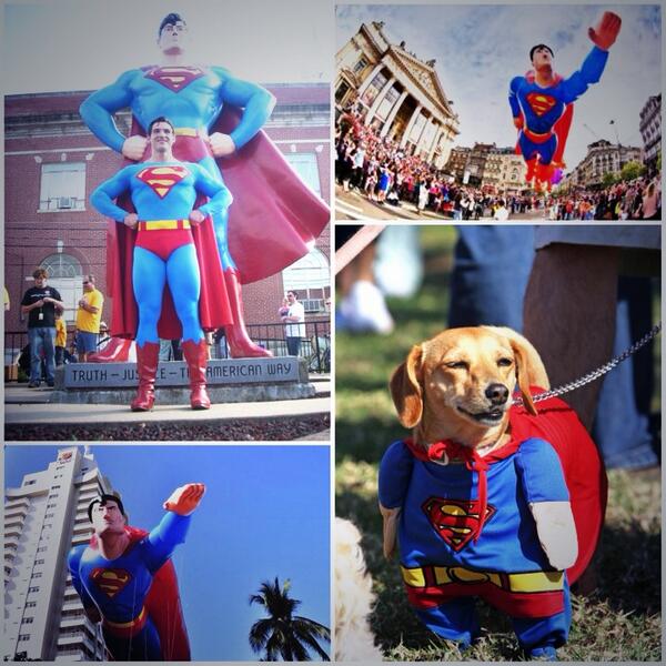 DailyPlanetMP's tweet image. Pictures from #SupermanDay parade
