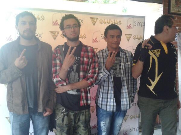 prensagjc's tweet image. Los ganadores del concurso con el presidente de @Simplextec #LanzamientoGAMDIAS @GAMDIAS