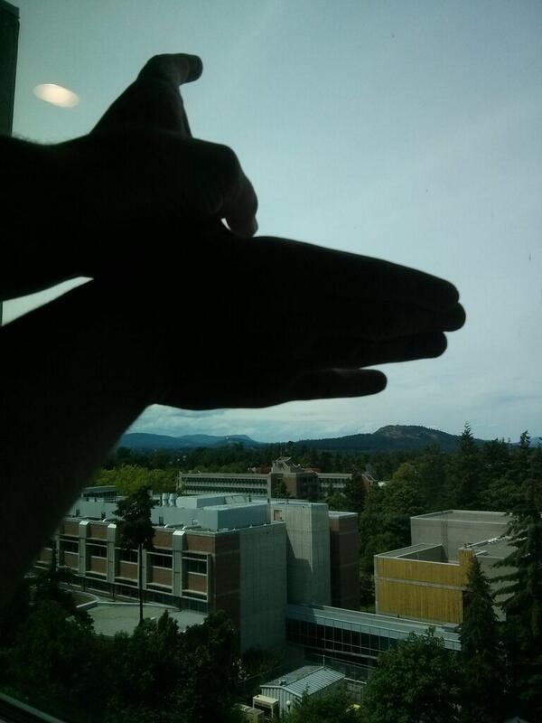 It's a bird. Nope. It's Tim. #ecs #diseasecontrol #ripl14