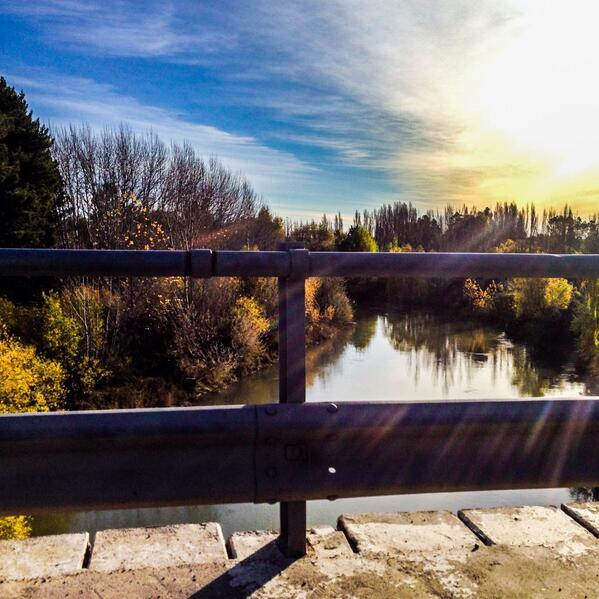 TransitoSur's tweet image. Paisajes de nuestra hermosa #Patagonia. Puente del Rio Chubut.