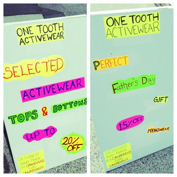 OneToothPen's tweet image. Come on down and check out our sales