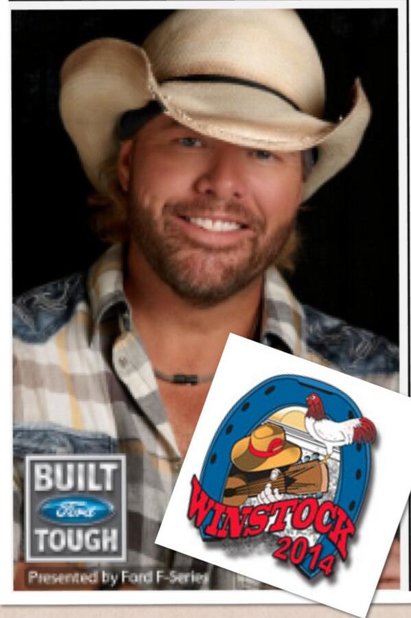 tobykeith's tweet photo. WINSTOCK! GET YOUR RT ON to WIN 2 tix from Toby's own stash to @WinstockMN show this Sat! #ShutUpHoldOn http://t.co/cmBHJVMzwn