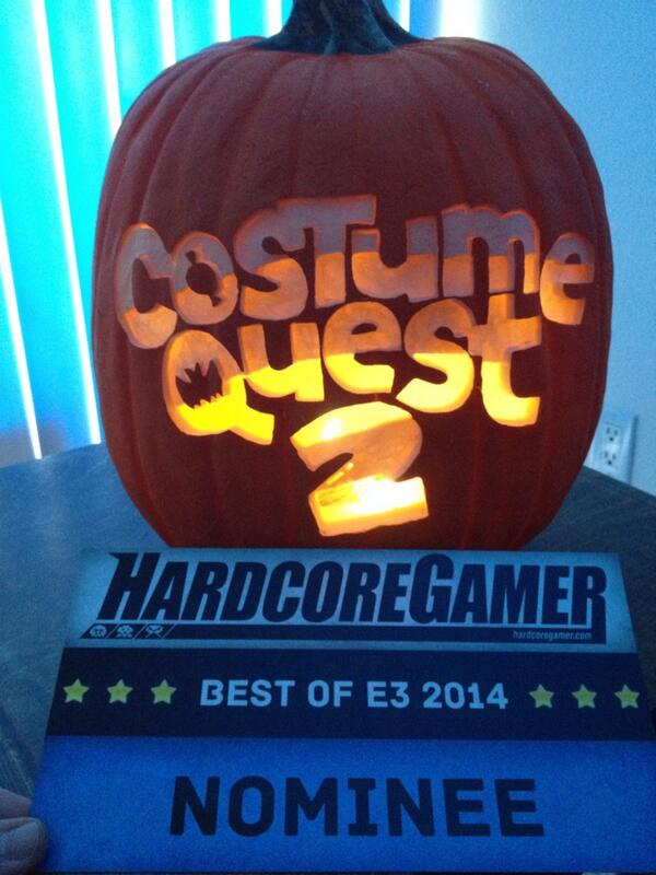 lynchtacular's tweet photo. Costume Quest 2 is nominated for a Best of #E3 award from @thetrueHG Hurray!!! @DoubleFine @Midnight_City #Hardcorn http://t.co/ZyMQ5ir9HG