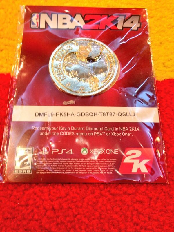 4th #DiamondDurant code is here! Tune in to <a href="/GameSpot/">GameSpot</a> to watch #NBA2K14 Finals! #gamespotE3 gamespot.com/e3/samsung-sta…
