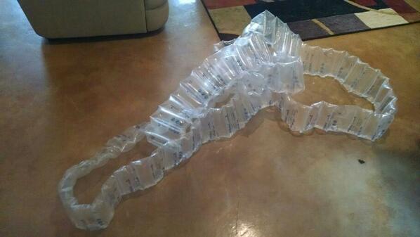 No seriously, it was like 30 feet long...