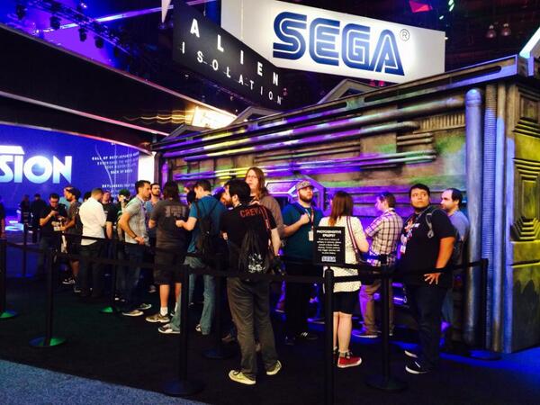 SEGA_Mexico's tweet photo. ¡Que gran día! Todos querían jugar nuestros juegos. #E32014 http://t.co/HmiSzaWSyU