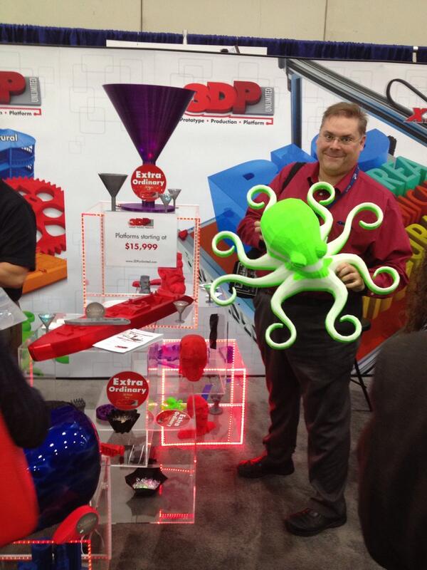 Richard checking out some awesome prints at #RAPID2014