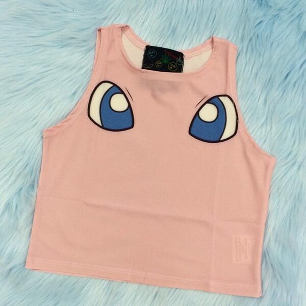 Omg mew!! Need! #pokemon “<a href="/SHOPJEEN/">SJ</a>: Mew Crop Top!! 💖💖 GET IT AT SHOPJEEN.com!! ”