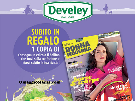 OmaggioMania's tweet image. Copia omaggio di @DonnaModerna con #Develey &amp;gt;&amp;gt;&amp;gt; bit.ly/1iq6TBE &amp;lt;&amp;lt;&amp;lt;