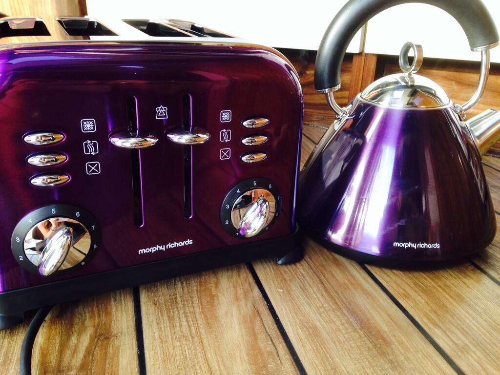 Purple kettle toaster 2025