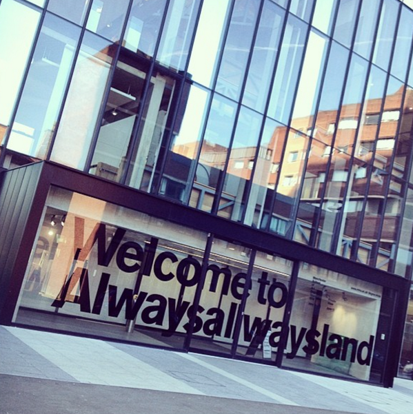 loosecollective's tweet photo. Welcome to #alwaysallwaysland ... @McrSchArt ... http://t.co/OxbLYY2a3a