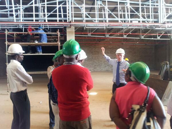 MPICOLIMITED's tweet photo. Guided tour of the Mall with Mpico's MD, Peter Du Plessis http://t.co/QSzF9CwRrV