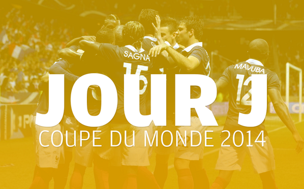 LucasNoret's tweet photo. “@francefootball: On y est ! #CM2014 http://t.co/YcYmJD6yBS” c'est bon ça !!!!