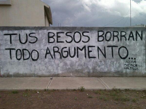 Tus besos borran...