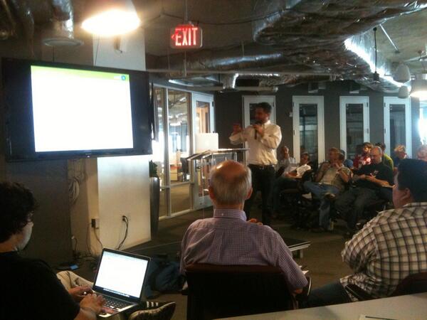 Viralindustries's tweet photo. @TechBreakfast #Austin @CapitalFactory @TechBreakfast @AVAImobile @OAGAnalytics @Authentiktime #Yum+Tech http://t.co/rvCMhoxxj1