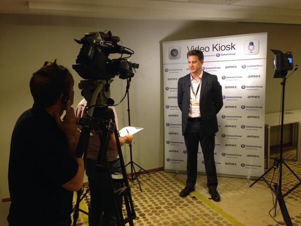 Bluelightprod's tweet photo. Great filming @JeremyCThompson @Gorkana at @AmecOrg in the Video Kiosk! http://t.co/jvuoUIBKxy