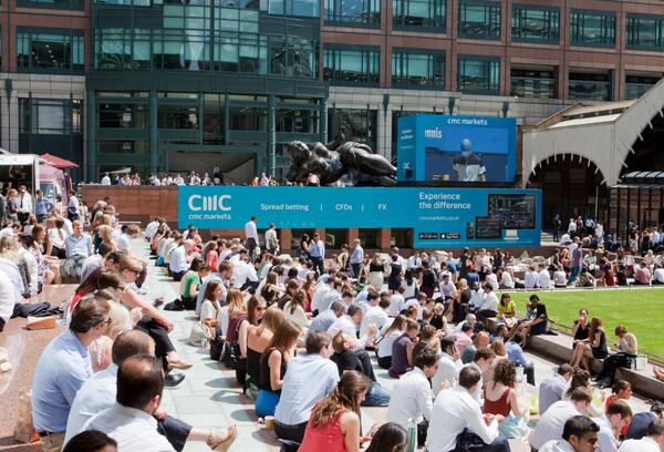 Cmc Markets Join Us Broadgatelondon As We Sponsor Exchange Square Watch This Summer S Biggest Sporting Events Summerofsport Http T Co Iuras55abq