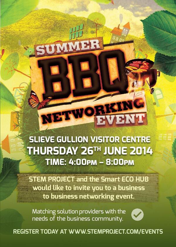 stem_project's tweet image. Join STEM &amp;amp; Smart Eco Hub for summer BBQ &amp;amp; Networking at beautiful Slieve Gullion Visitor Centre - 26th June at 4pm