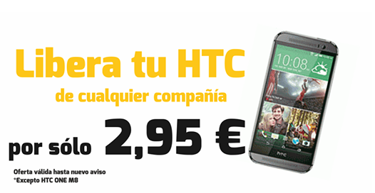 Codigo_SIM's tweet image. ¡Nueva oferta, no paramos! Libera tu #HTC por sólo 2.95€ cualquier modelo y cualquier compañía codigosim.com