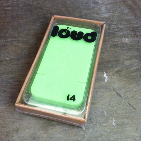 buckstoreid's tweet photo. [New Arrival] Loud for iphone 4/4s case Glow. IDR 150k http://t.co/dqG2BbHeTo