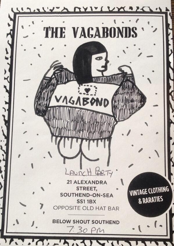 TheVagabonds_'s tweet photo. Come to our launch party! Saturday half 7! http://t.co/hbJIjckhLh