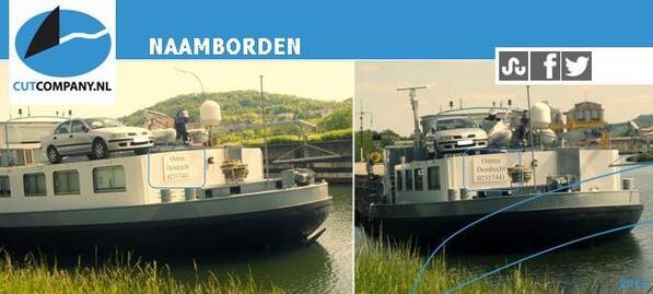 Cutcompany1's tweet image. Scheepsbelettering en naamborden cutcompany.nl/voorbeelden.ht…