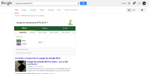 Webou_Web's tweet image. #Google &amp;amp; #SEO une requête spéciale #coupe_du_monde_2014 journalduwebmarketing.com/google-fete-co…