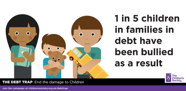 childrensociety's tweet photo. How does debt affect children? Ask @sam_royston &amp; @stepchange’s @josephsurtees in our Twitter Q&amp;A, 4pm. #DebtTrap http://t.co/3iU5pKFpjo