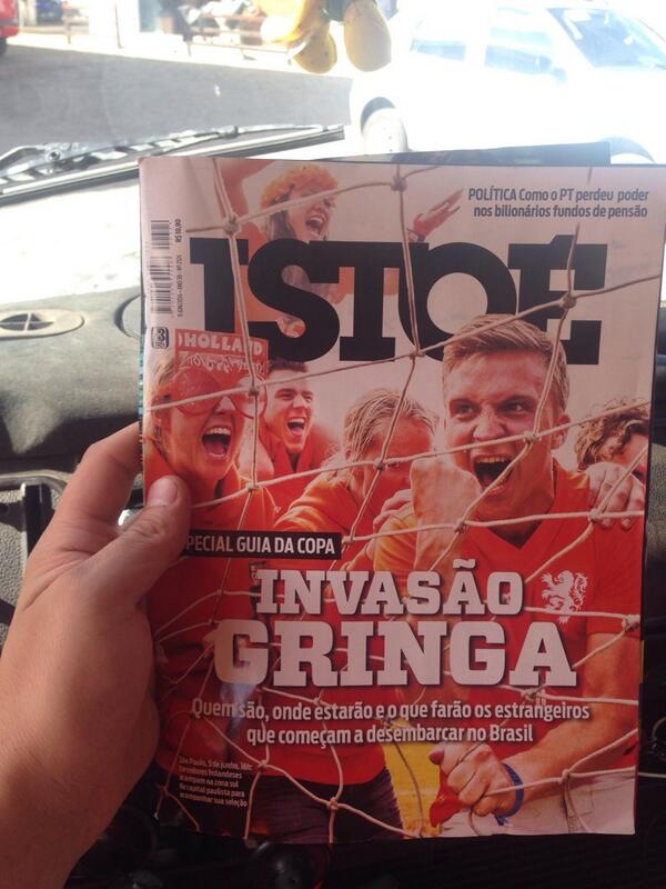 OranjeTrophy's tweet photo. @oranjecamping gespot in Salvador! #istoe #oranjetrophy #oranjecamping #WorldCup http://t.co/Jum1TwN2nR
