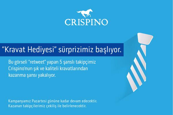 CrispinoTR's tweet photo. Bu görseli "retweet" yapan 5 şanslı takipçimiz, Crispino'nun şık ve kaliteli kravatlarından kazanma şansı yakalıyor. http://t.co/yHaJQ0eXXE