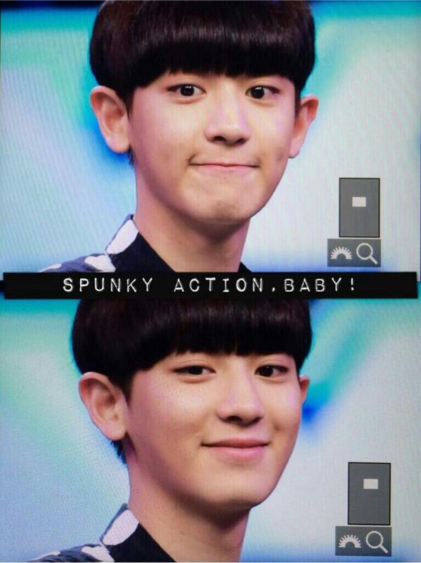 ExoExothailand's tweet photo. ยิ้มละมุนละไม ชานยอลสไตล์ ~0~ http://t.co/nDUCeNbWck