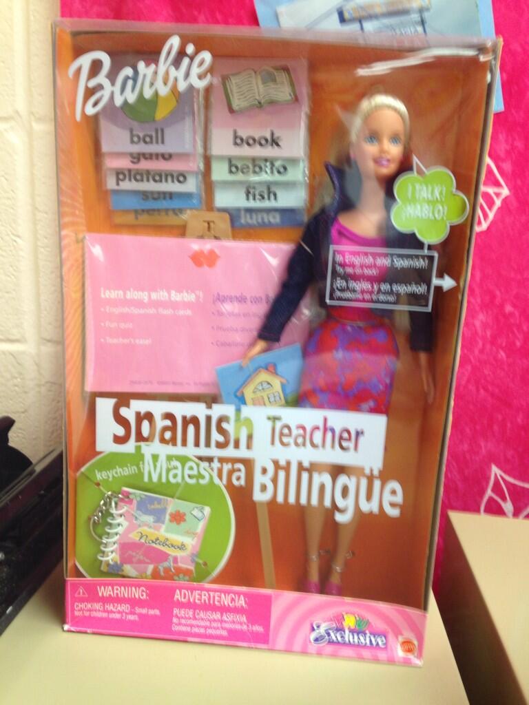 spanish teacher barbie