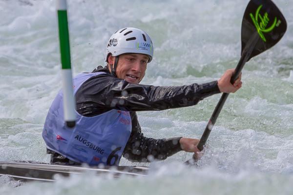 Kanu Slalom: Fabian Schweikert auf Platz 2 beim Weltcuprennen.