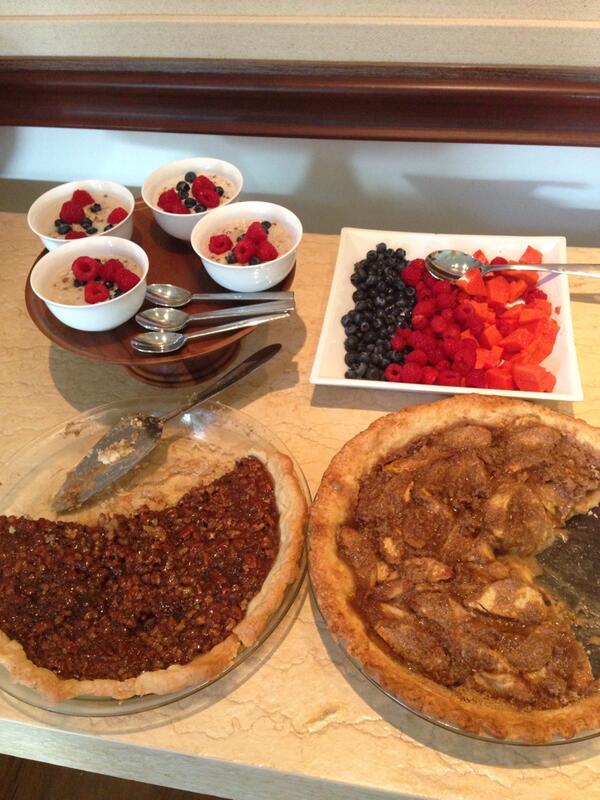 alefdeg's tweet photo. Surprise breakfast,Happy bday 2me! Myboys baked it all! http://t.co/z6XVr7ybDU