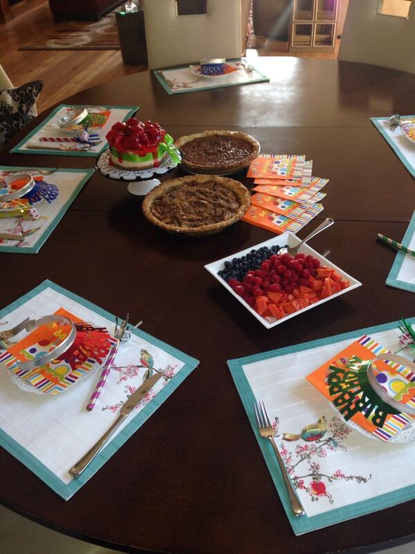 alefdeg's tweet photo. Surprise breakfast,Happy bday 2me! Myboys baked it all! http://t.co/z6XVr7ybDU