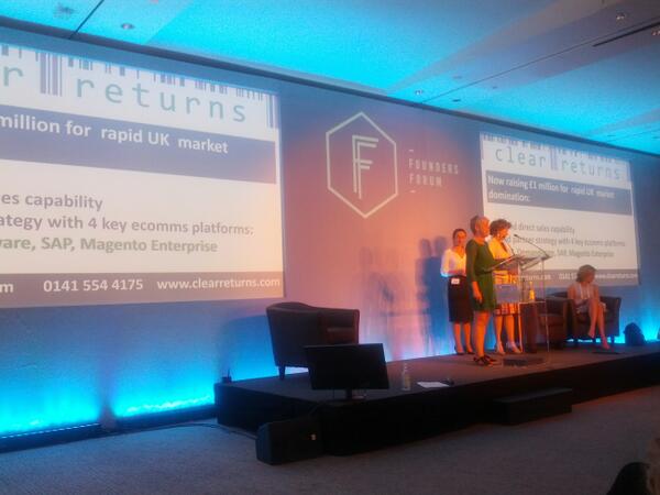 TechAllStars's tweet image. Excellent pitch by @brockvicky @clearreturns leading to the Grand #techallstars 2014 title! #StartupEurope